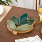 Green Leaf Platter Set Of 6
