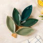 Green Leaf Platter Set Of 6