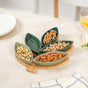 Green Leaf Platter Set Of 6