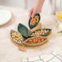 Green Leaf Platter Set Of 6