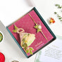 Leafy Artisanal Rakhi Lumba Hamper Set Of 4 With Box And Card