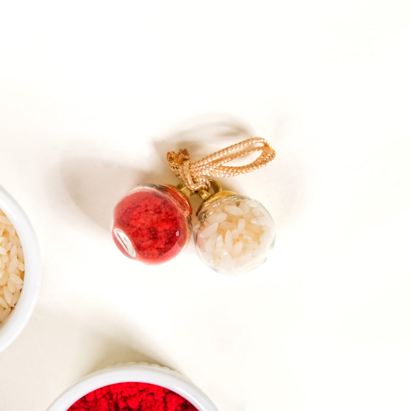 Leafy Artisanal Rakhi Gift Hamper Set Of 6