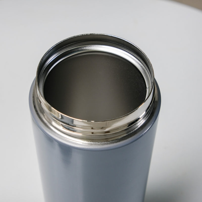 Leakproof Dark Grey Travel Water Bottle With Safety Lock