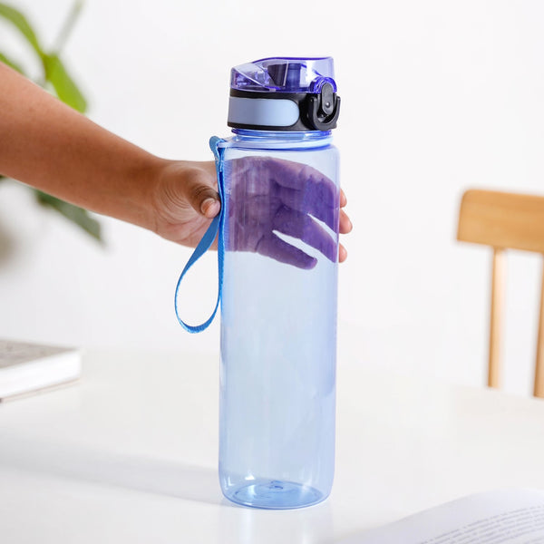 Aqualite Tall Sipper Water Bottle Set Of 2 Blue Jay 1150ml