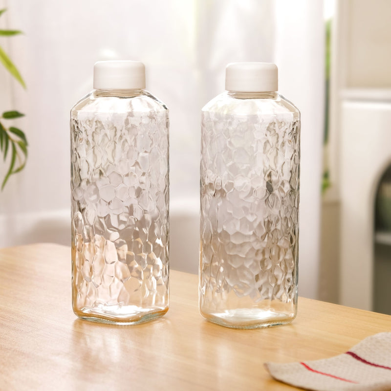 Leakproof Glass Bottle Set Of 2 980ml