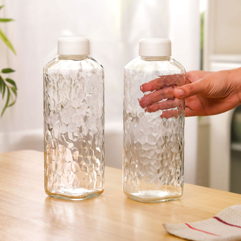 Leakproof Glass Bottle Set Of 2 980ml