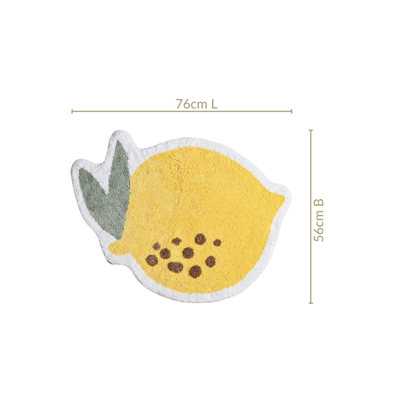 Lemon Floor Mat 76x56 Inch