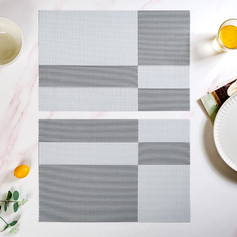 Light Grey Table Mat Set Of 6