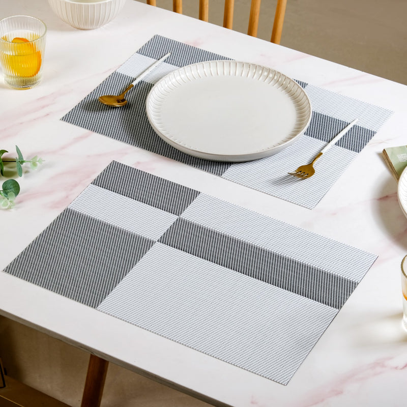 Light Grey Table Mat Set Of 6