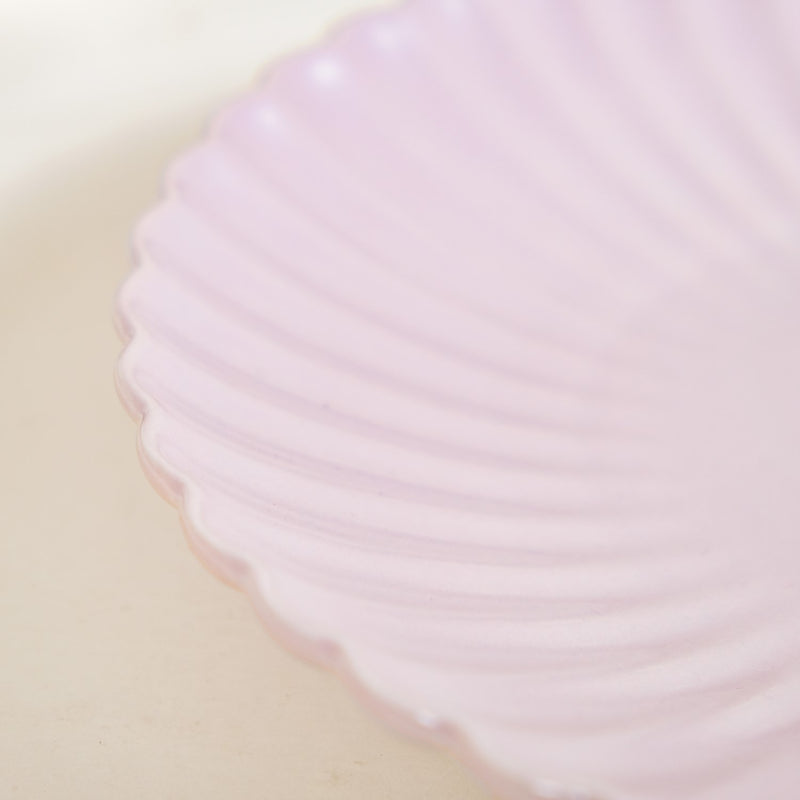 Ceramic Dinner Plates Lilac Scallop Set Of 4 10 Inch - Dinner plates, dinner plate set, ceramic dinner plates, dinner plates set of 4