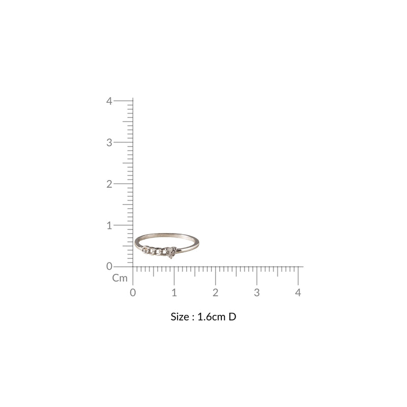 Linked By Love Silver Ring