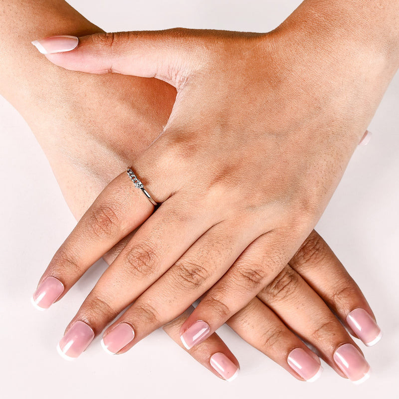 Linked By Love Silver Ring