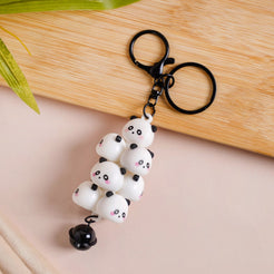 Little Pandas Keychain With Dual Hooks