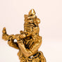 Lord Krishna Playing Flute Pure Brass Statue