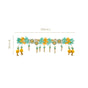 Lotus Beaded Tassel Toran Wall Hanging