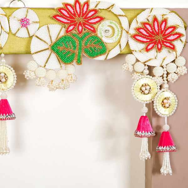 Lotus Pearl Toran For Door
