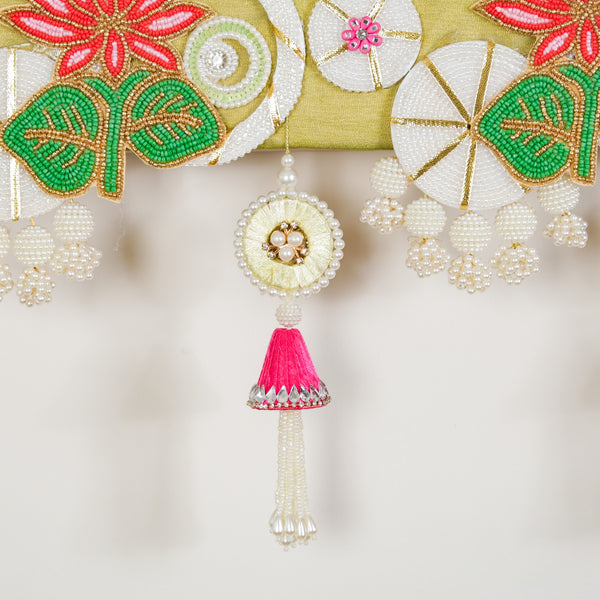 Lotus Pearl Toran For Door