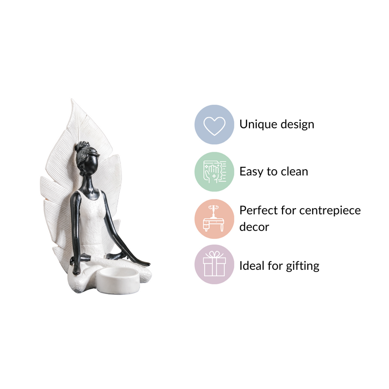 Lotus Position Yoga Candle Stand