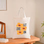 Love And Bloom Sustainable Canvas Tote Bag Set Of 2