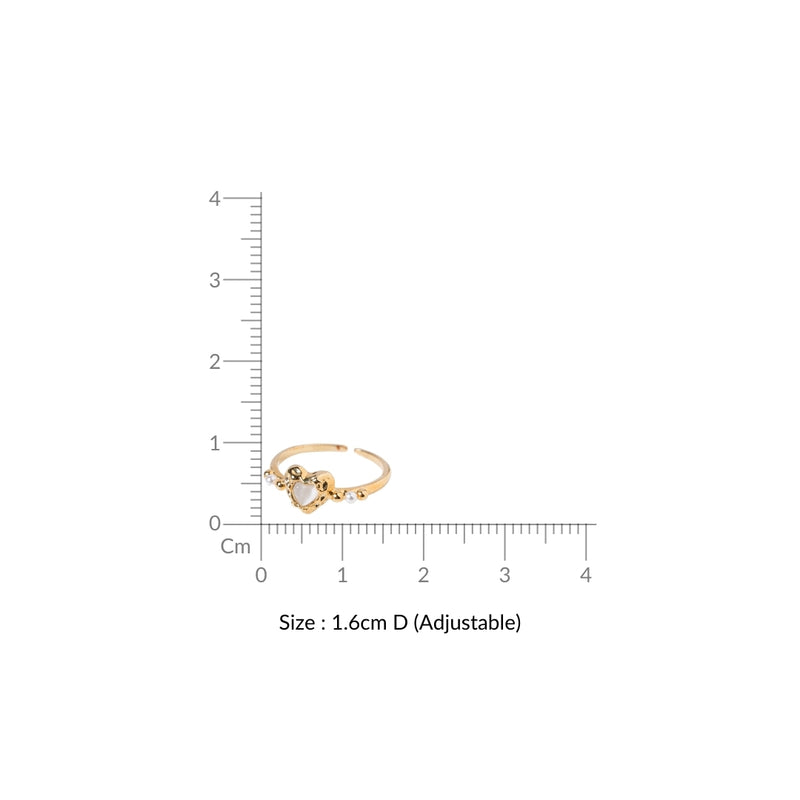 Love And Light Gold Ring