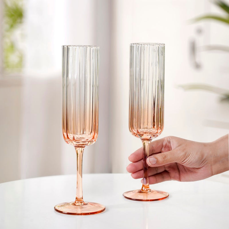 Lumos Champagne Glass Set Of 2 210ml
