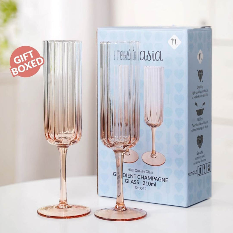 Lumos Champagne Glass Set Of 2 210ml
