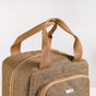 Multipurpose Thermal Insulated Jute Lunch Bag Beige