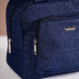 Thermal Insulated Denim Lunch Bag Dark Blue