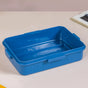 4-Grid Stainless Steel Lunch Box Blue 900ml