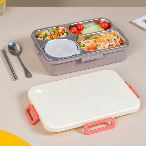Insulated Bento Lunch Box - Durable Stainless Steel Lunch Box | Nestasia