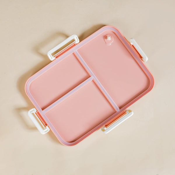 Leak-Proof Stainless Steel Lunch Box Pink 900ml