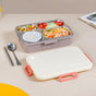 Insulated Bento Box For Office Brown 900ml