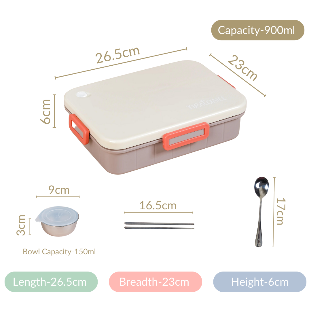 BENTO SET - 900 ml Lunch Box & 600 ml Soup Cup