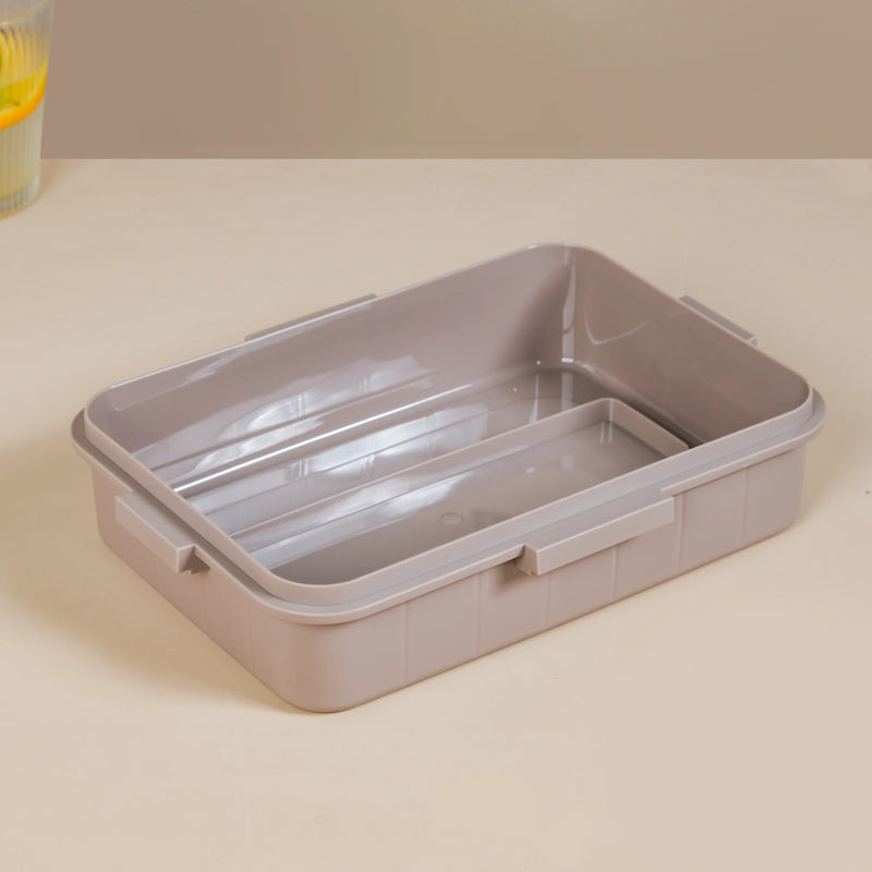 Insulated Bento Box For Office Brown 900ml