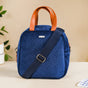 Portable Thermal Insulated Lunch Bag Blue