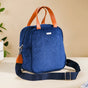 Portable Thermal Insulated Lunch Bag Blue