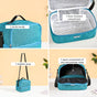 Lunchmate Double Compartment Insulated Lunch Bag In Teal