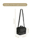 Lunchmate Dual Compartment Insulated Jute Lunch Bag In Black