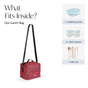 Lunchmate Sustainable Duo Compartment Lunch Bag In Red