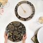 Luxe Black And Gold Placemats Set Of 6