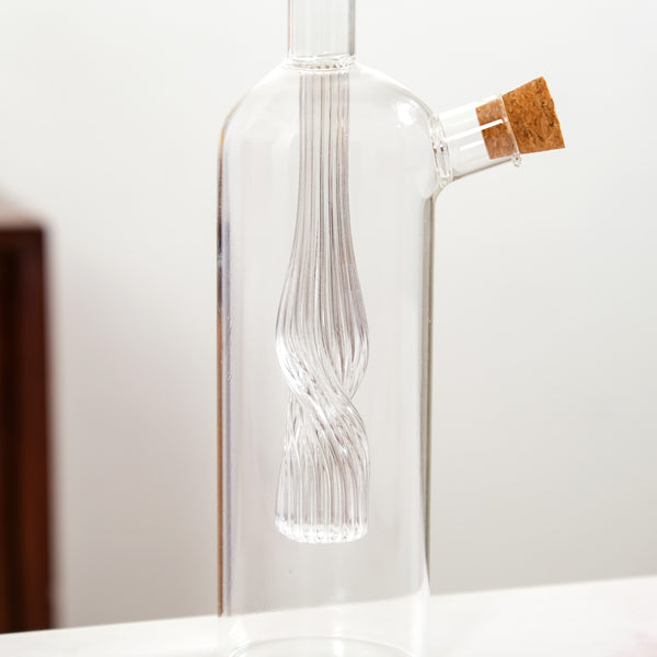 Luxe Olive Oil Cruet Bottle For Infused Oils And Italian Seasoning