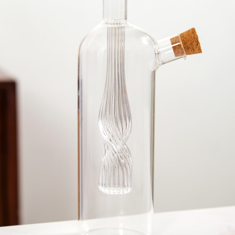 Luxe Olive Oil Cruet Bottle For Infused Oils And Italian Seasoning