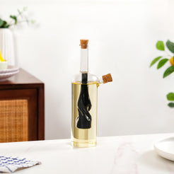 Luxe Olive Oil Cruet Bottle For Infused Oils And Italian Seasoning