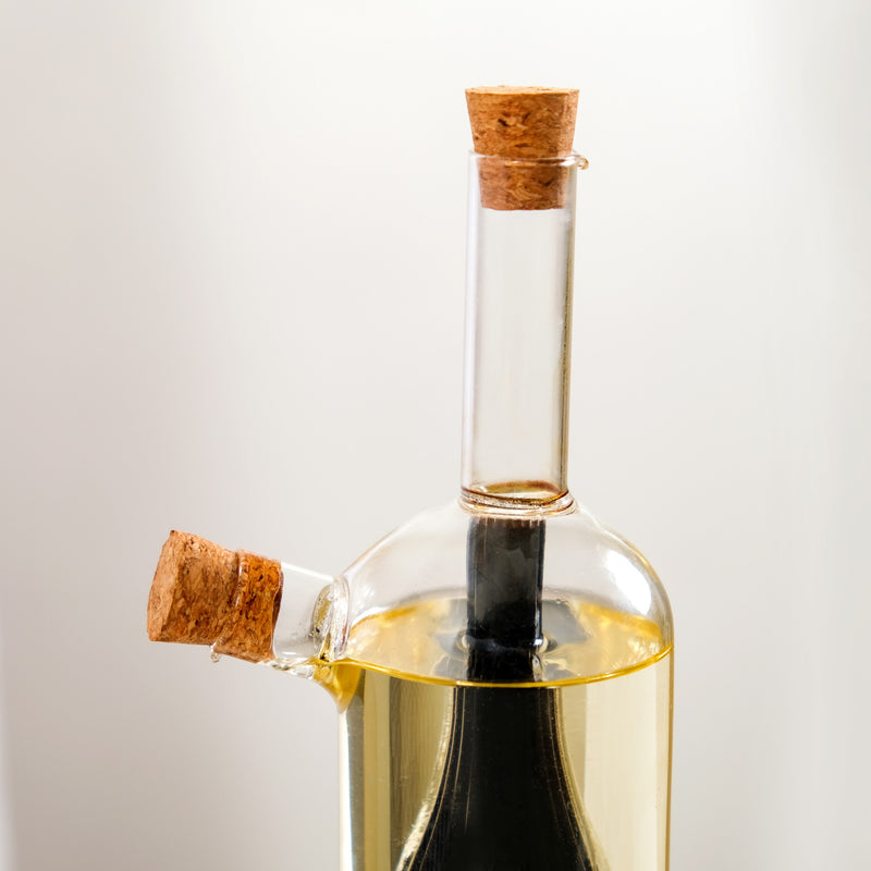 Luxe Olive Oil Cruet Bottle For Infused Oils And Italian Seasoning