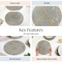 Luxe Meadow Table Mat Set Of 6
