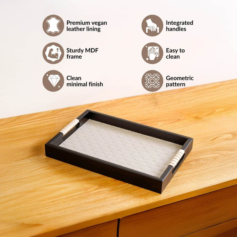 Luxe Table Top Organiser Tray Small Beige