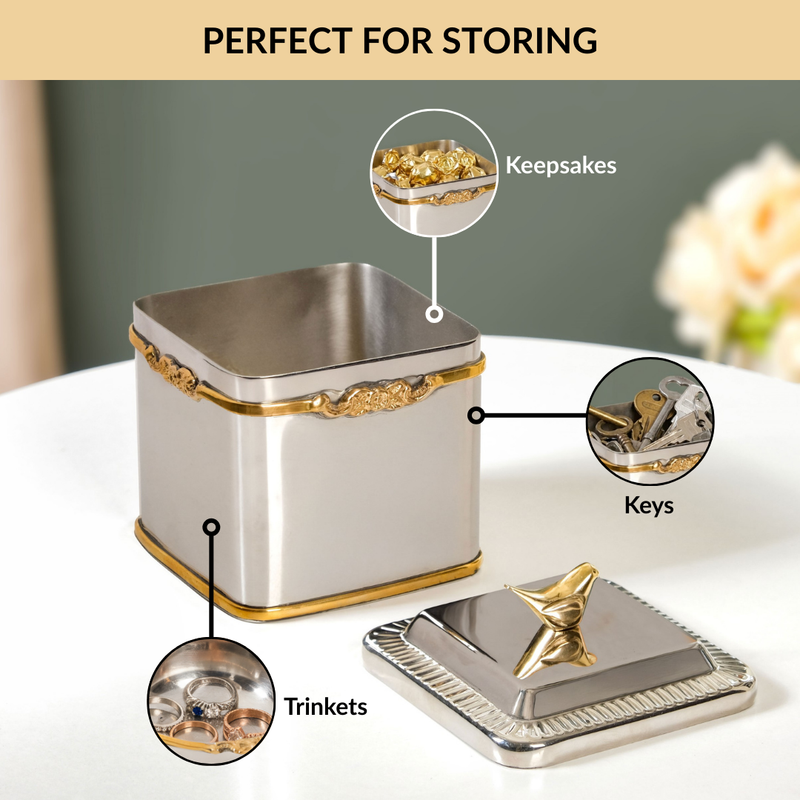 Luxe Bird Decorative Jar