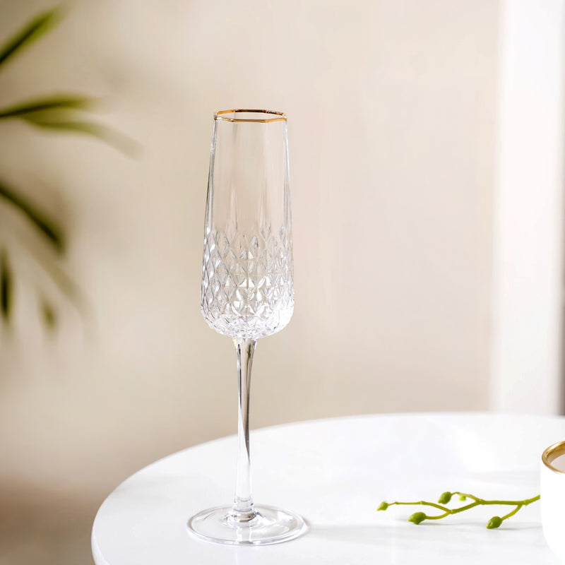 Luxe Champagne Glass Set Of 2 200ml
