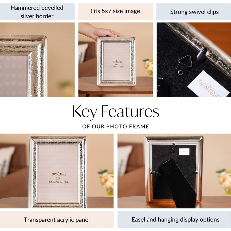 Luxe Bevelled Photo Frame Large 5x7"