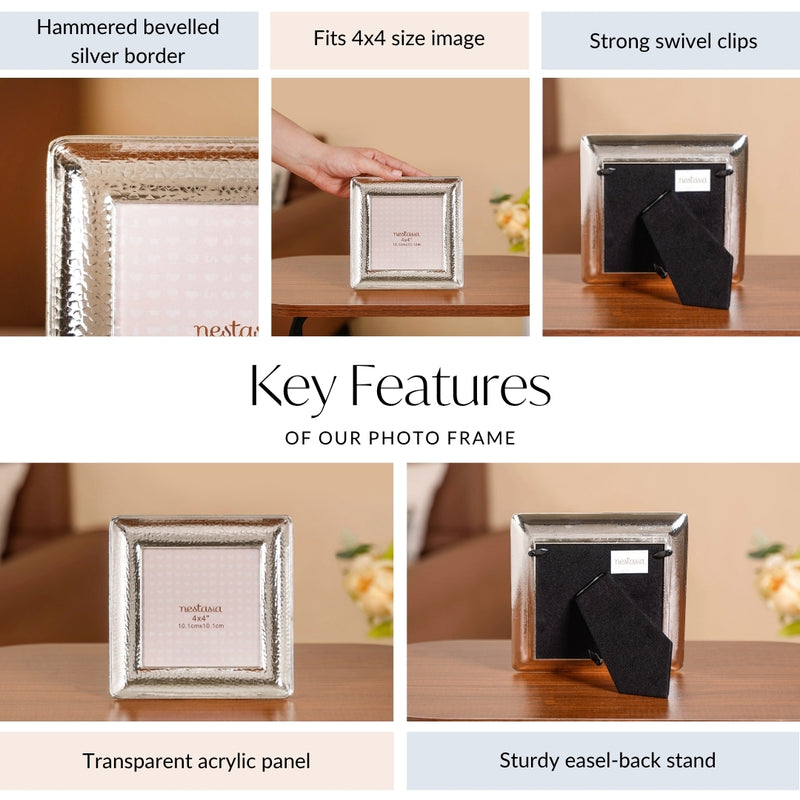 Luxe Bevelled Photo Frame Small 4x4"